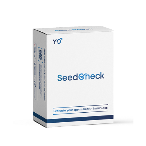SeedCheck at-home sperm test kit box